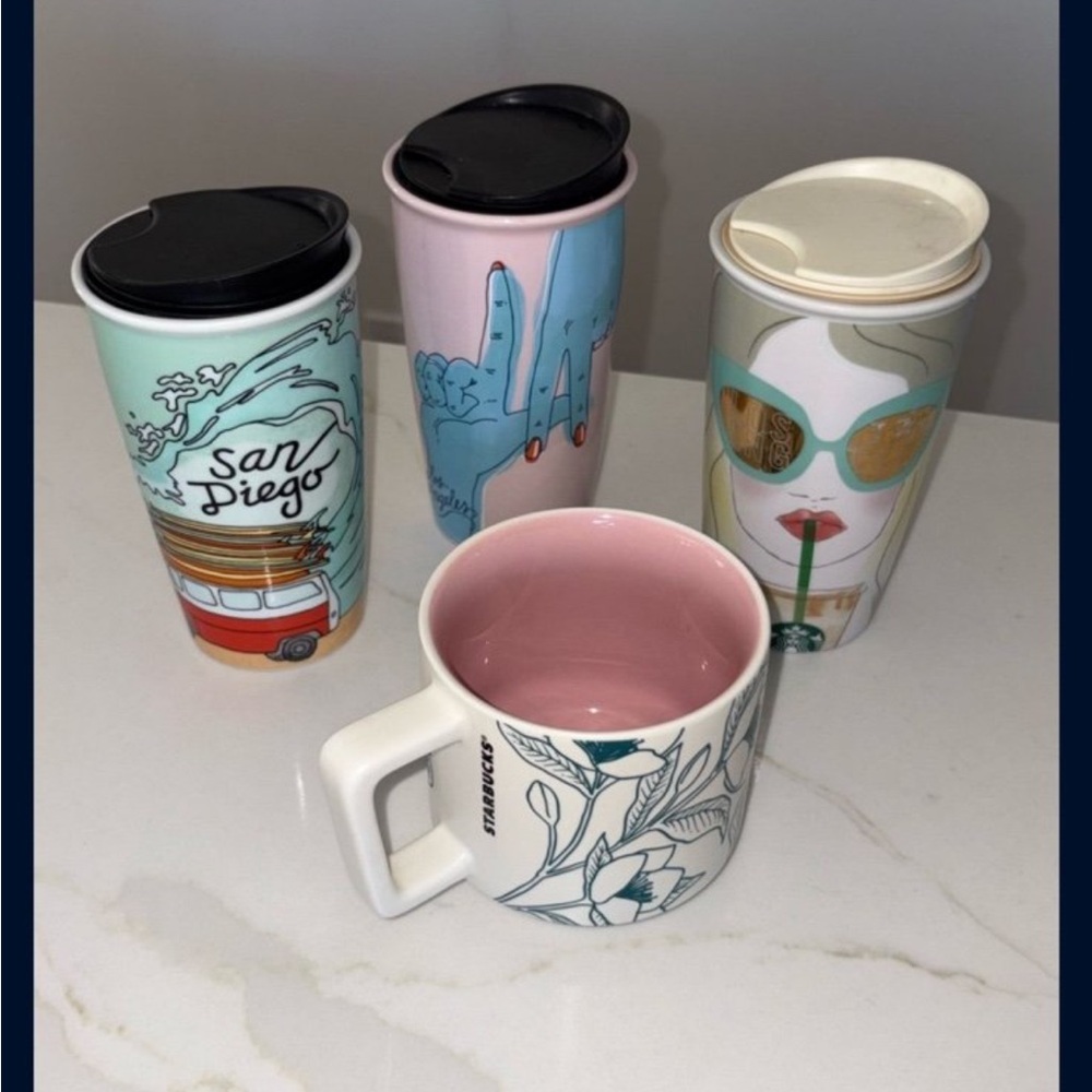 Starbucks Ceramic Travel Mugs
